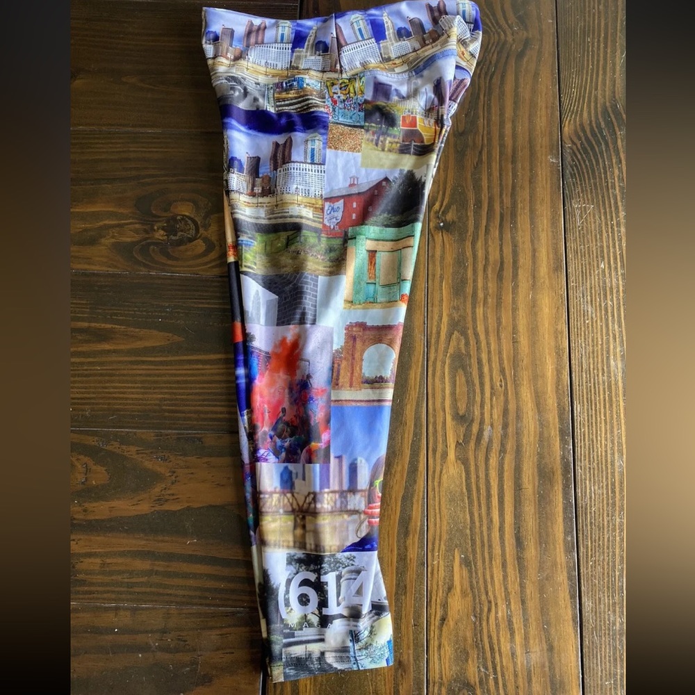 Columbus Ohio 614 Scenery Bend Leggings Small
